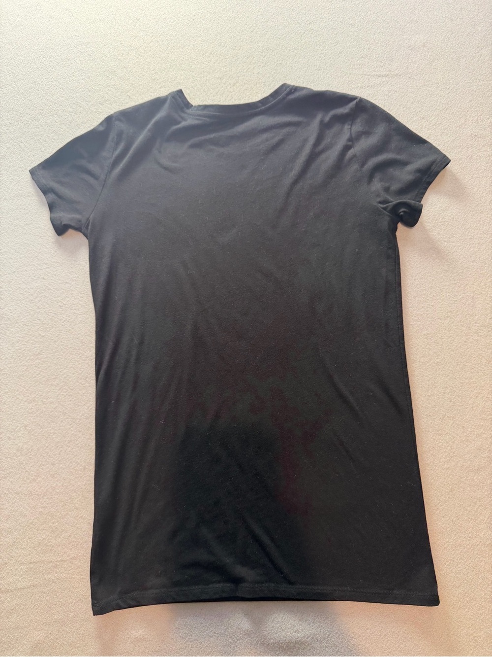Victoria’s Secret PINK Black Varsity Logo Tee XS - Picture 4 of 8